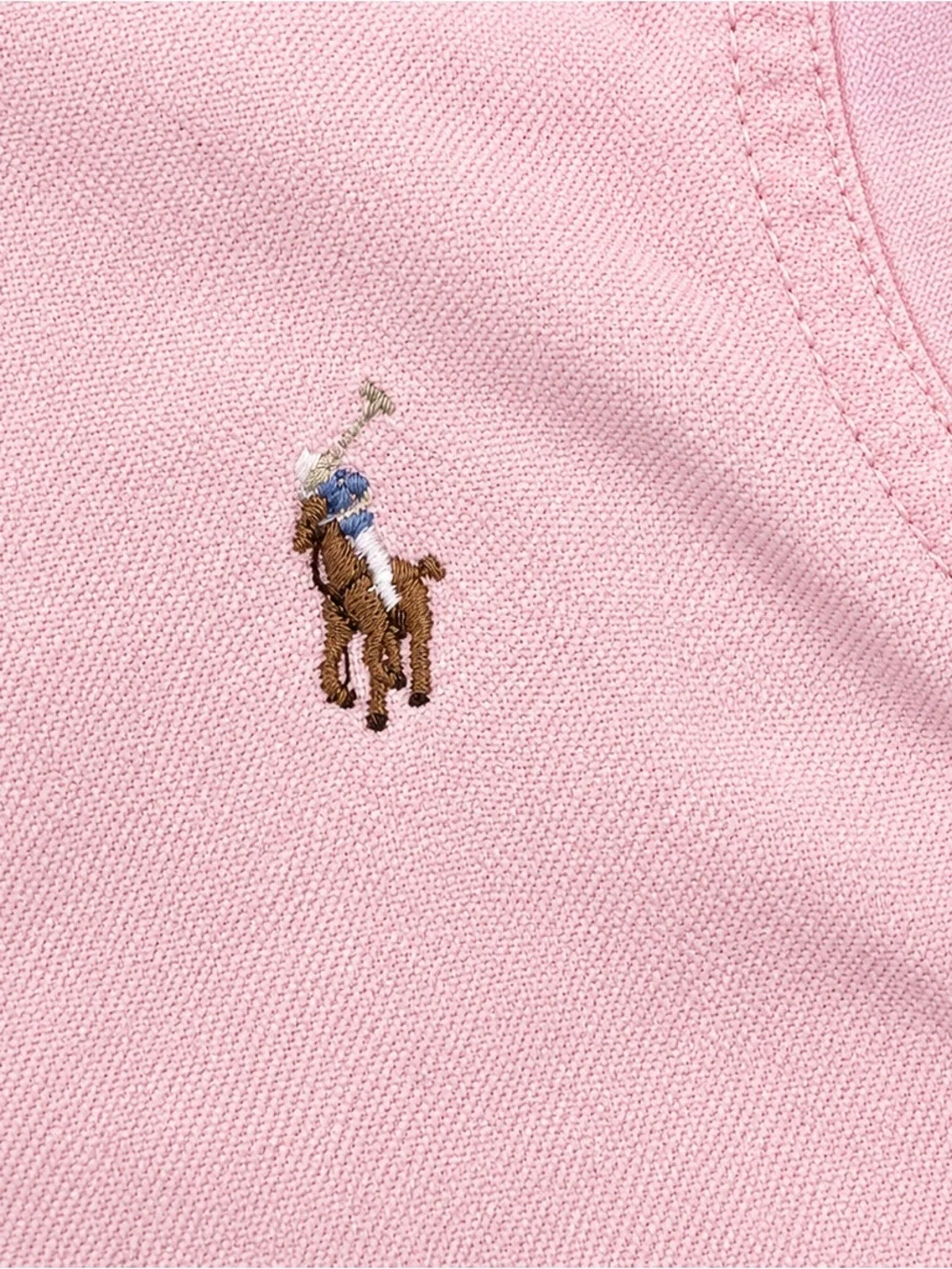 Ralph Lauren Light Pink Button-Down Shirt for Kids